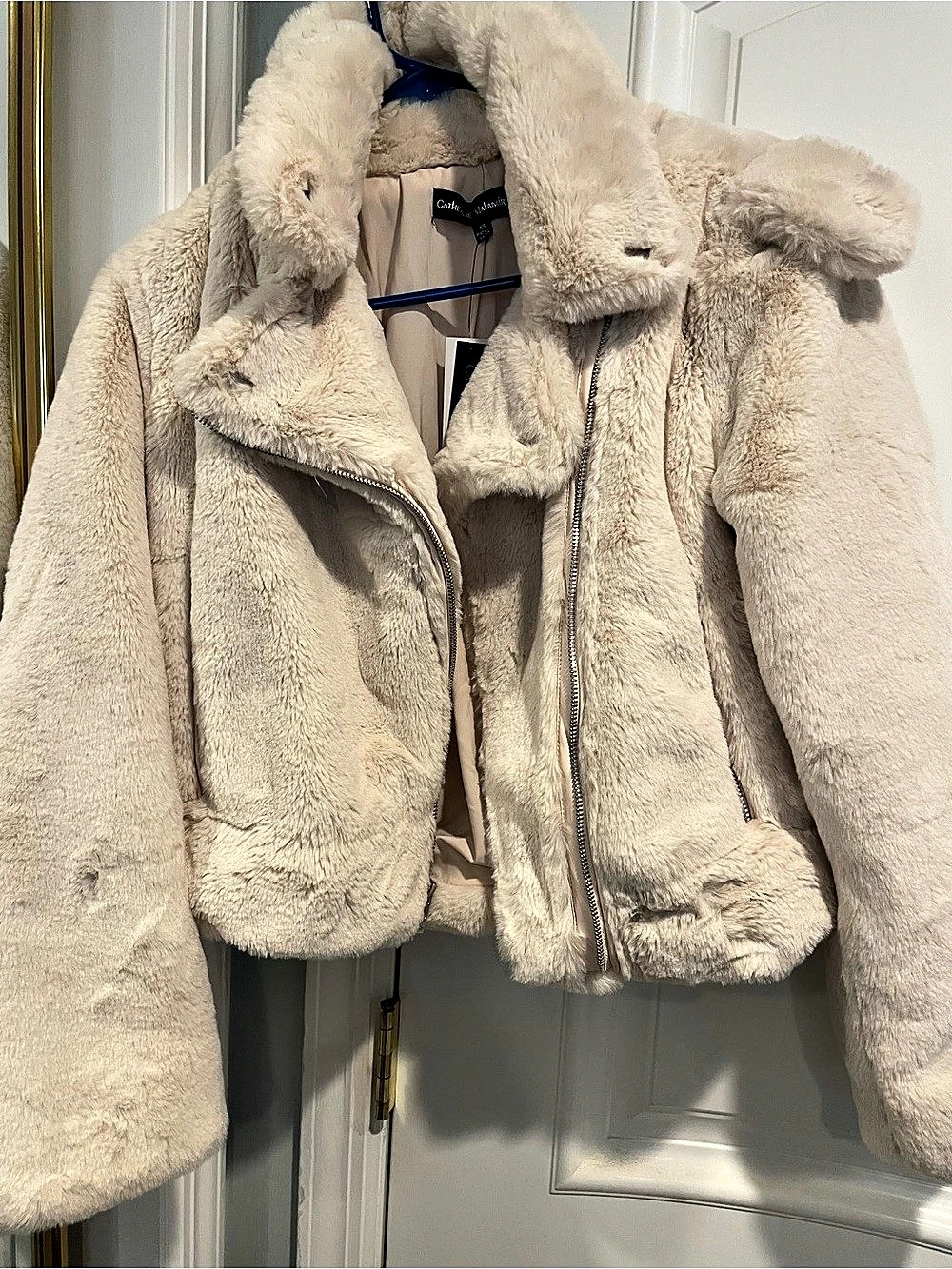 Teddy Jacket in Cream Size XS NWT